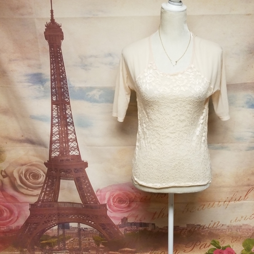 GUESS los Angeles lace top